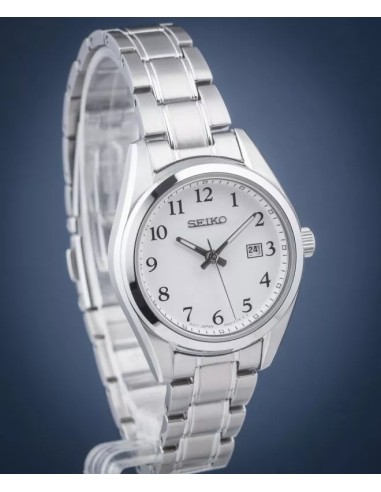 reloj cuarzo clásico mujer Seiko Discover More SUR465P1 29.8mm cristal de zafiro 100m WR correa de acero 60grs