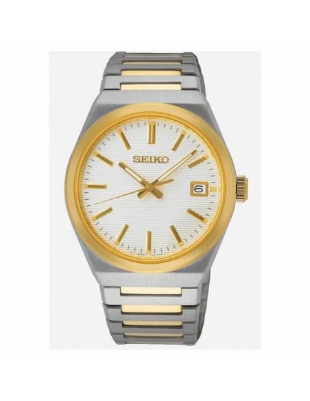 Reloj cuarzo hombre Seiko Discover More  SUR558P1 38.9mm 100m WR cristal de zafiro correa de acero