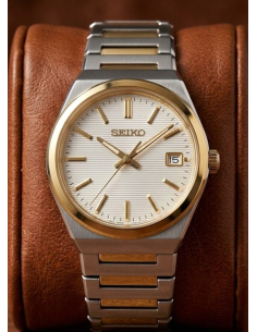 Reloj cuarzo hombre Seiko Discover More  SUR558P1 38.9mm 100m WR cristal de zafiro correa de acero 2