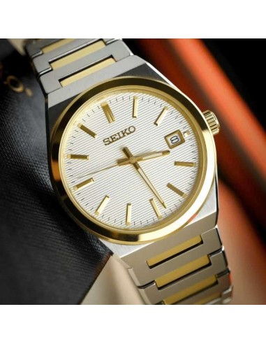 Reloj cuarzo hombre Seiko Discover More  SUR558P1 38.9mm 100m WR cristal de zafiro correa de acero