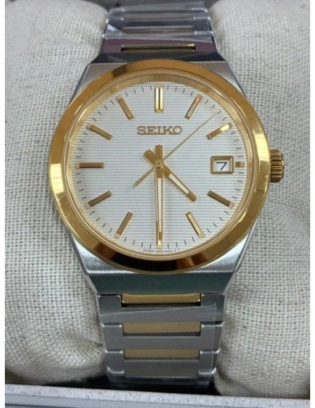 Reloj cuarzo hombre Seiko Discover More  SUR558P1 38.9mm 100m WR cristal de zafiro correa de acero