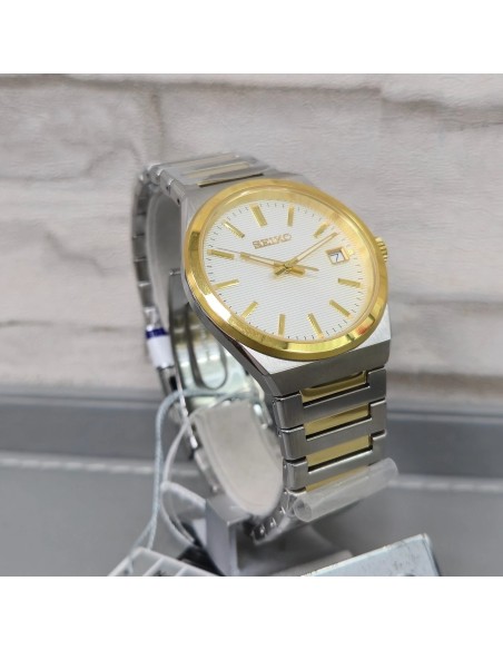 Reloj cuarzo hombre Seiko Discover More  SUR558P1 38.9mm 100m WR cristal de zafiro correa de acero