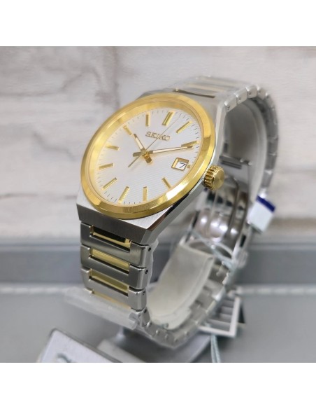 Reloj cuarzo hombre Seiko Discover More  SUR558P1 38.9mm 100m WR cristal de zafiro correa de acero