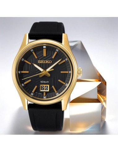 reloj cuarzo hombre Seiko Discover More SUR560P1 39.5mm 100m WR cristal de zafiro correa de silicona 67grs