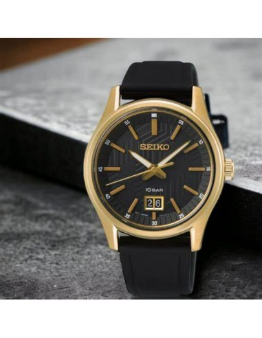 reloj cuarzo hombre Seiko Discover More SUR560P1 39.5mm 100m WR cristal de zafiro correa de silicona 67grs