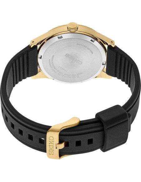 reloj cuarzo hombre Seiko Discover More SUR560P1 39.5mm 100m WR cristal de zafiro correa de silicona 67grs