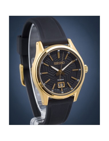 reloj cuarzo hombre Seiko Discover More SUR560P1 39.5mm 100m WR cristal de zafiro correa de silicona 67grs
