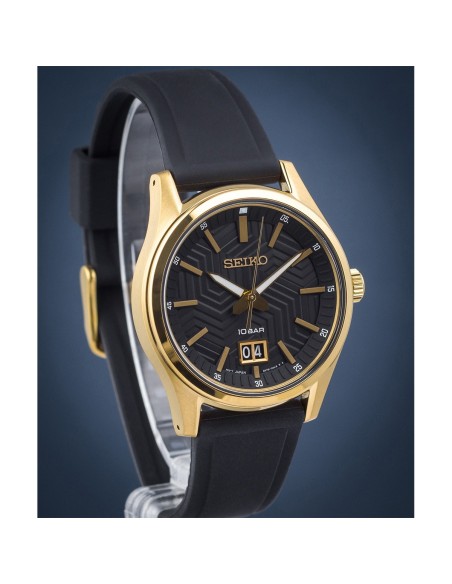 reloj cuarzo hombre Seiko Discover More SUR560P1 39.5mm 100m WR cristal de zafiro correa de silicona 67grs