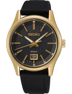reloj cuarzo hombre Seiko Discover More SUR560P1 39.5mm 100m WR cristal de zafiro correa de silicona 67grs
