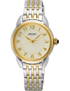 reloj mujer cuarzo clásico Seiko Discover More SUR562P1 28.7mm 50m WR correa de acero 59grs