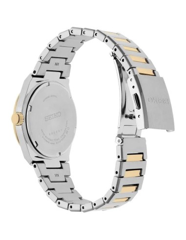 reloj cuarzo mujer Seiko Discover More SUR578P1 34mm cristal de zafiro 100m WR 95grs correa de acero