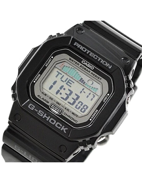 Casio G-Shock GLX-5600-1JF JDM 46,7 × 43,2 × 12,7 mm 200M WR Hora Mundial Gráfico Mareas Fases Lunares JDM