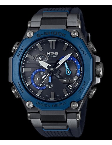 solar radiocontrol Bluetooth hombre Casio G-Shock MTG-B2000B-1A2JF JDM 51mm hecho en Japón zafiro