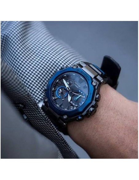 solar radiocontrol Bluetooth hombre Casio G-Shock MTG-B2000B-1A2JF JDM 51mm hecho en Japón zafiro
