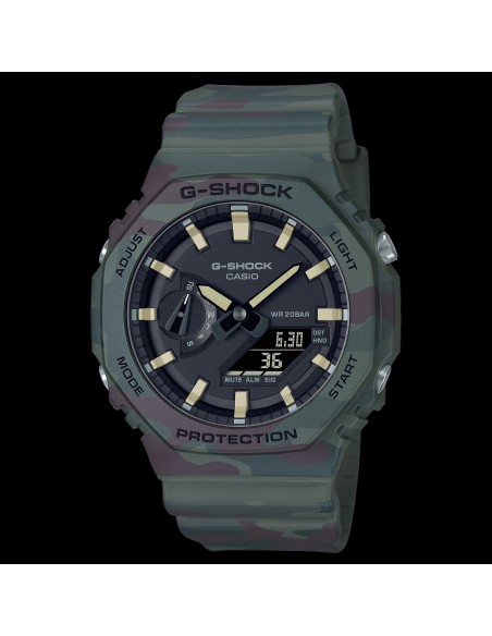 Casio G-Shock GAE-2100WE-3AJR JDM 45.4mm 200m WR resistente a los golpes + correa extra Cordura