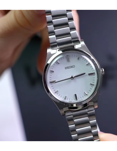 cuarzo unisex Táctil  Seiko SQBR019 (ideal para invidentes o personas con dificultades visión)  JDM 36mm  cal. 7C17