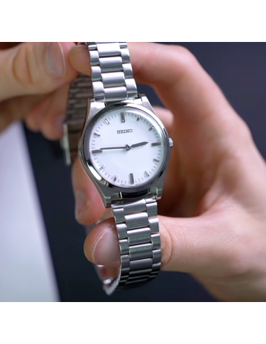 cuarzo unisex Táctil  Seiko SQBR019 (ideal para invidentes o personas con dificultades visión)  JDM 36mm  cal. 7C17