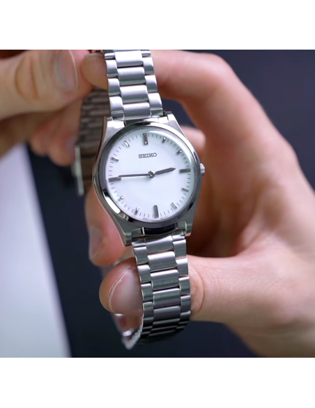 cuarzo unisex Táctil  Seiko SQBR019 (ideal para invidentes o personas con dificultades visión)  JDM 36mm  cal. 7C17