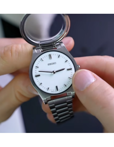 cuarzo unisex Táctil  Seiko SQBR019 (ideal para invidentes o personas con dificultades visión)  JDM 36mm  cal. 7C17