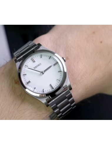 cuarzo unisex Táctil  Seiko SQBR019 (ideal para invidentes o personas con dificultades visión)  JDM 36mm  cal. 7C17