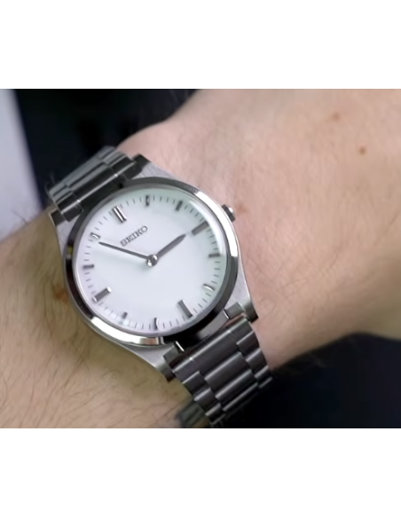 cuarzo unisex Táctil  Seiko SQBR019 (ideal para invidentes o personas con dificultades visión)  JDM 36mm  cal. 7C17