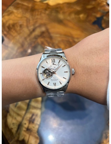 automático hombre Orient Star Contemporary Skeleton RK-AT0024S JDM 39.3mm 100m zafiro
