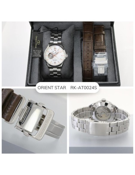 automático hombre Orient Star Contemporary Skeleton RK-AT0024S JDM 39.3mm 100m zafiro