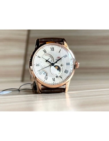 automático hombre Orient Sun & Moon RN-AK0001S JDM 42.5mm 50m WR cristal de zafiro