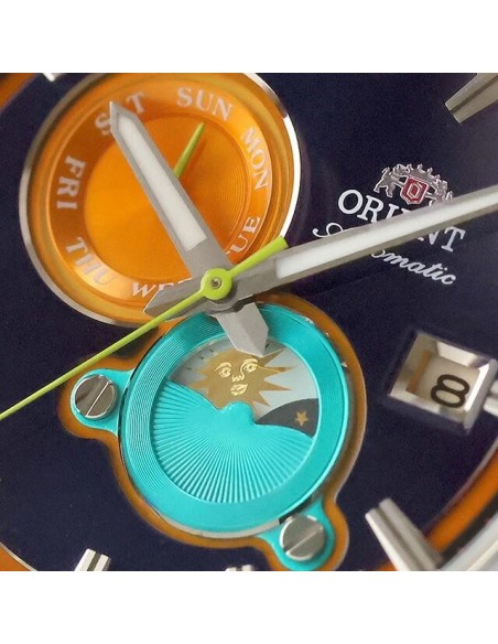 automático hombre Orient Stretto Day & Night Ocean Sunrise RN-AK0316L  JDM Limited Edition 41.5mm