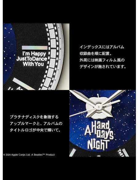 Seiko THE BEATLES A Hard Day's Night JDM Limited Edition 60 aniversario 35mm hecho en Japón