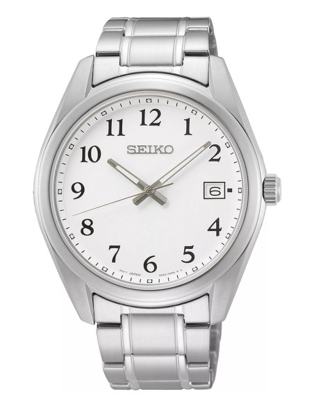 cuarzo hombre Seiko Discover More SUR459P1 40.2mm 100m WR cristal de zafiro
