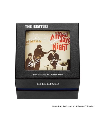 unisex Seiko THE BEATLES A Hard Day's Night JDM Limited Edition 60 aniversario 35mm hecho en Japón