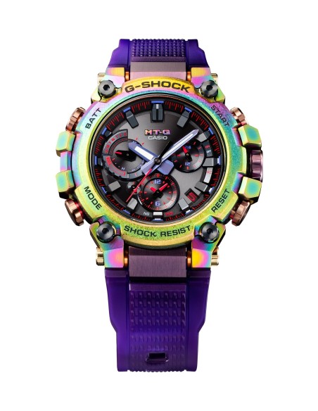 solar radiocontrol Bluetooth Casio G-Shock Aurora Rainbow MTG-B3000PRB-1AJR JDM