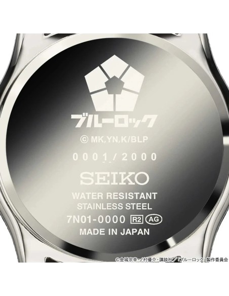unisex cuarzo Seiko BLUE LOCK Rin Itoshi JDM 35mm hecho en Japón