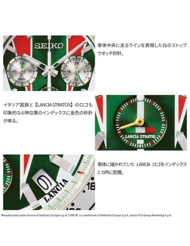 Seiko Lancia Stratos 50th Anniversary JDM 39.8mm hecho en Japón 100m