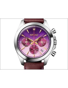 cronógrafo unisex Seiko OSHI NO KO Ai JDM 39.8mm 100m WR hecho en Japón 2