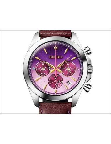 cronógrafo unisex Seiko OSHI NO KO Ai JDM 39.8mm 100m WR hecho en Japón