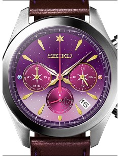 cronógrafo unisex Seiko OSHI NO KO Ai JDM 39.8mm 100m WR hecho en Japón