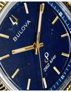 unisex cuarzo Bulova Super Seville 98A337 35mm 262kHz (cuarzo alta precisión) cristal de zafiro 2