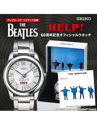 unisex Seiko THE BEATLES HELP! JDM 35mm Limited Edition hecho en Japón