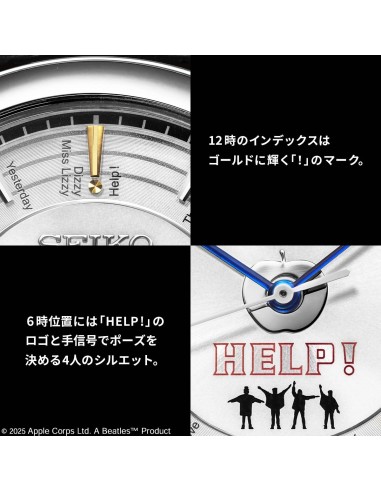 unisex Seiko THE BEATLES HELP! JDM 35mm Limited Edition hecho en Japón
