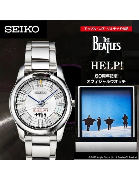 unisex Seiko THE BEATLES HELP! JDM 35mm Limited Edition hecho en Japón