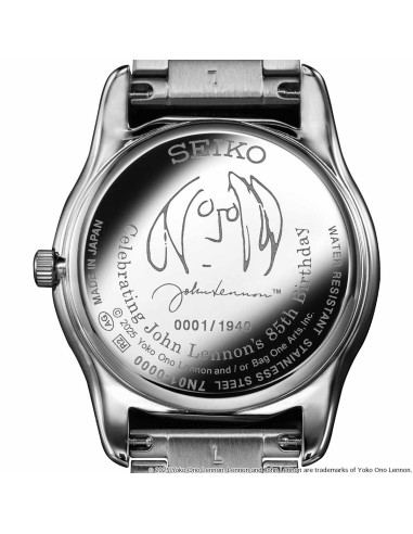 cuarzo Seiko John Lennon JDM Limited Edition hecho en Japón 35mm correa de acero