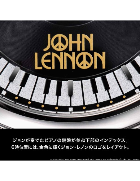 cuarzo Seiko John Lennon JDM Limited Edition hecho en Japón 35mm correa de acero