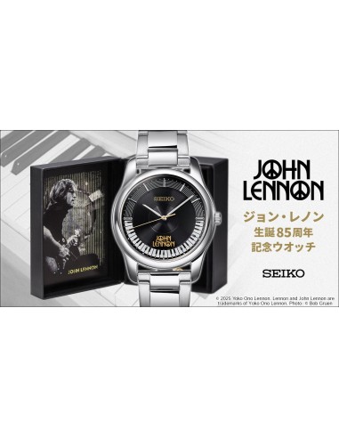 cuarzo Seiko John Lennon JDM Limited Edition hecho en Japón 35mm correa de acero