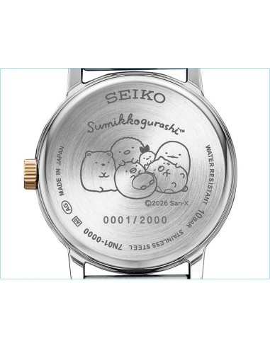 cuarzo mujer Seiko Sumikko Gurashi JDM 29.1mm hecho en Japón 100m