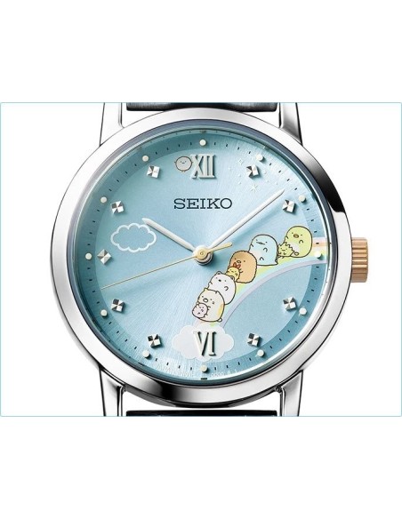 cuarzo mujer Seiko Sumikko Gurashi JDM 29.1mm hecho en Japón 100m