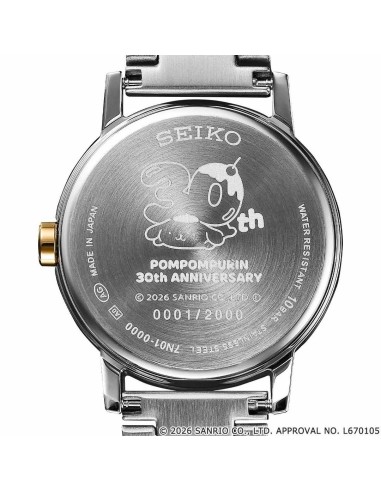 Seiko  Pompompurin 30th Anniversary JDM 29.1mm  hecho en Japón 100m