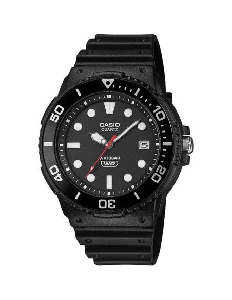 Casio MRW-240H-1E1JF JDM 44.6mm 100m WR correa de silicona JDM (mercado interior japonés)