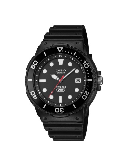 Casio MRW-240H-1E1JF JDM 44.6mm 100m WR correa de silicona JDM (mercado interior japonés)